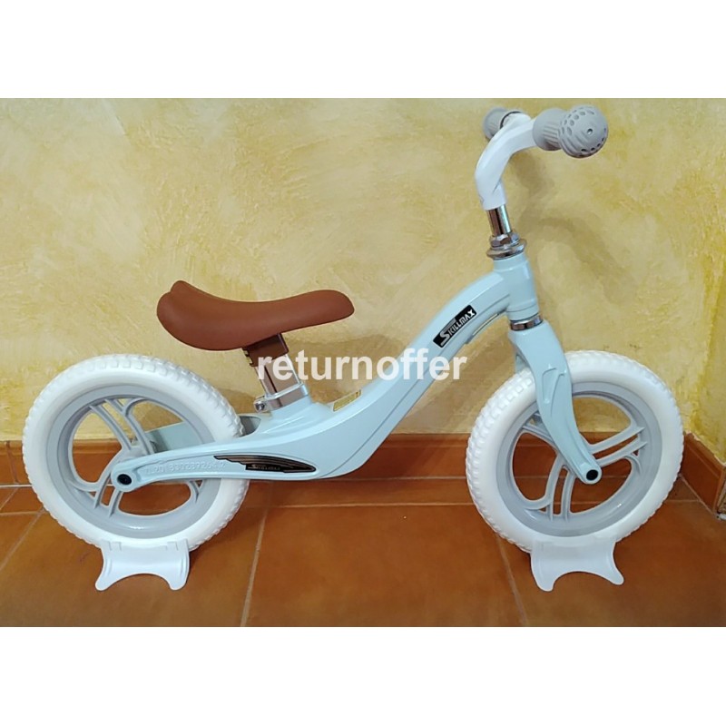 Bicicleta fara pedale cu cadru de magneziu Skillmax C UltaLight 2 kg, blue mint